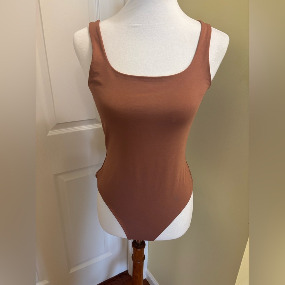 Banana Republic Brown Tank Top Bodysuit